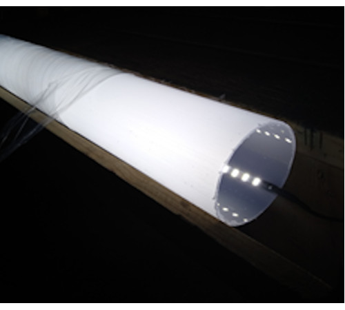 Труба из поликарбоната 80 мм толщина 2,0 мм Опал S/L купить в Бресте  