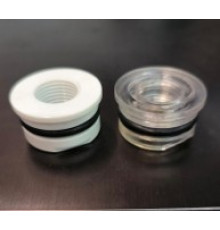 Внутренняя заглушка для трубы 30мм с уплотнительным кольцом (в комплекте) Белый