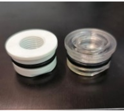 Внутренняя заглушка для трубы 30мм с уплотнительным кольцом (в комплекте) Белый купить в Бресте  