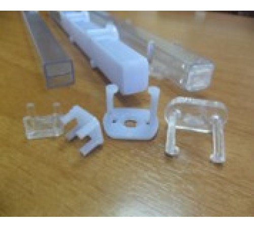 Клипса крепежная для "Квадро №3"  "Квадро№4" Белый купить в Бресте  